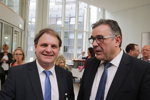 Ralf Witzel, NRW Landtagsabgeordneter (FDP), und Andreas Hemsing (rechts) (Foto: © Eduard N. Fiegel / photofiegel.de)